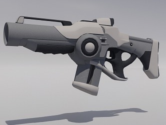 Sci-fi Gun 3d model