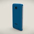 Philips Touchscreen Smartphone With White Body And Blue Frame Colorful Wallpaper App Icons