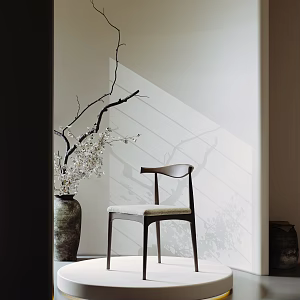 Chinese single chair 3d model