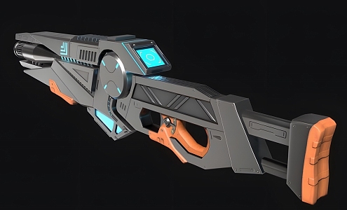 Science Fiction Weapons 3d model