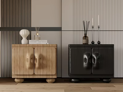 Modern bedside table 3d model