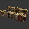 Assorted Stacked Books With Colorful Spines And Classic Bindings On White
