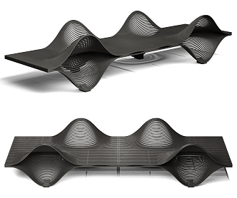 Modern Special-Shaped Sofa Shopping Mall Special-Shaped Seat 3d model