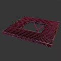 Heavy Duty Industrial Metal Grating Platform With Square Opening Support Frame