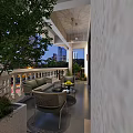 Modern Lobby Reception Area With Glass Doors Welcome Sign Sofa And Green Plants