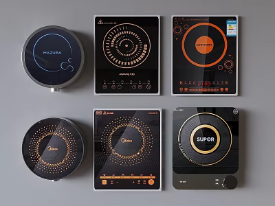 Electric cooker 3d model