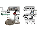 Diverse Types of Recreational Vehicles Including Motorhomes Trailers and Campers