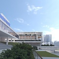 school vocational school university 3d model