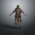 Warrior Samurai Soldier Guard Assassin Killer Ancient Soldier Ancient Assassin Killer 3d model