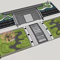 Bridge Landscape Bridge 3d model