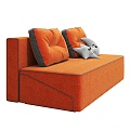 Modern Multi-Person Sofa Sofa Two-Person Sofa Casual Sofa Living Room Sofa Leather Sofa Corner Sofa 3d model