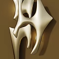 Unique Gold Abstract Curved Wall Lamp For Modern Interior Decoration Design
