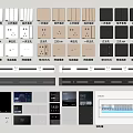 Modern Switch Siemens Switch Socket Combination Mobile Rail Socket Smart Switch Video Phone Distribution Box 3d model