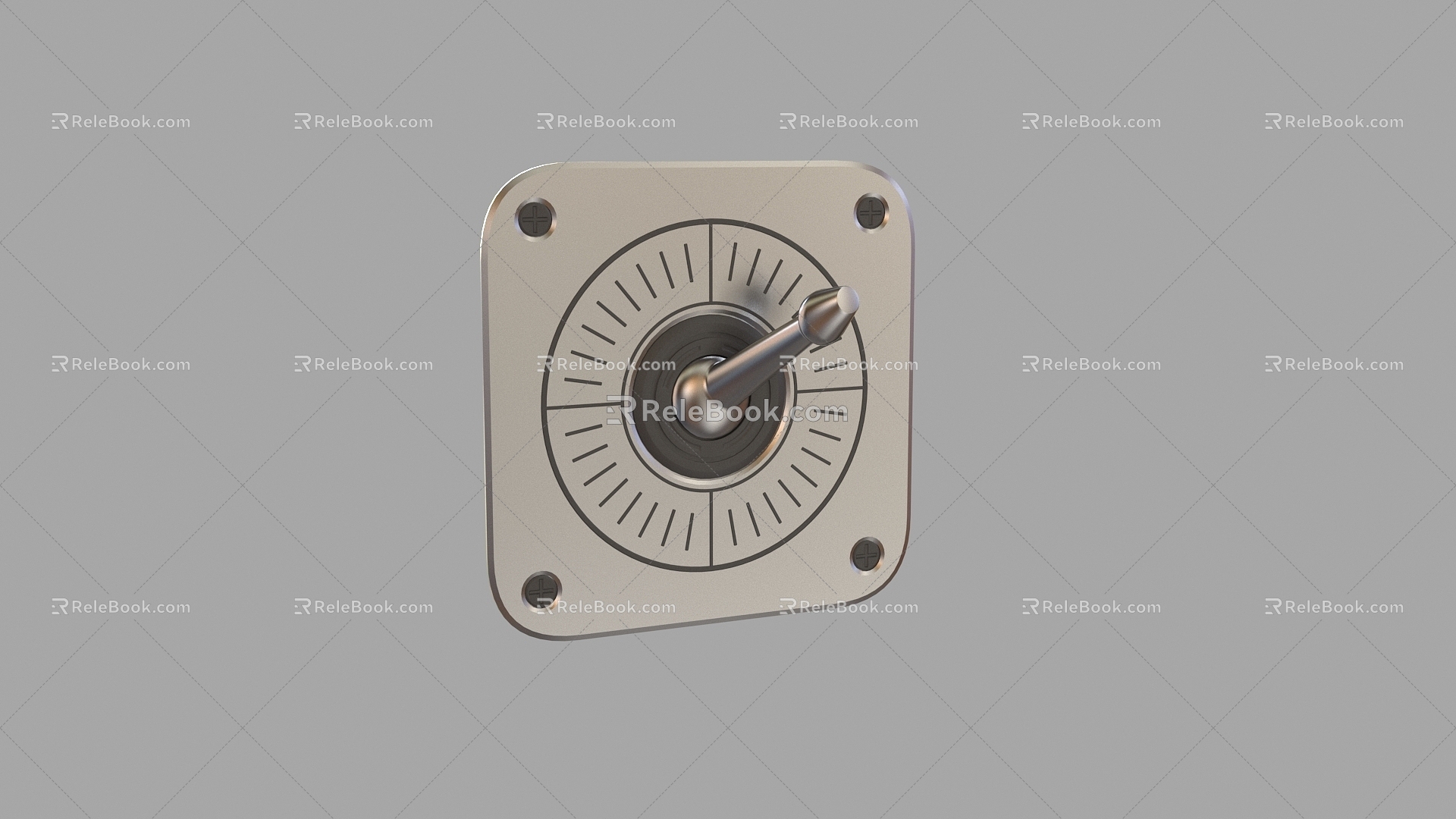 Meter, instrument, dial, industrial meter, test meter 3d model