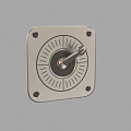 Meter, instrument, dial, industrial meter, test meter 3d model