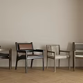 Stylish Dining Chairs With Various Designs Wooden Frames And Upholstered Seats On Herringbone Floor