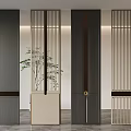Modern Room Dividers With Vertical Slats Wooden Accents And Neutral Tones For Contemporary Interior Spaces