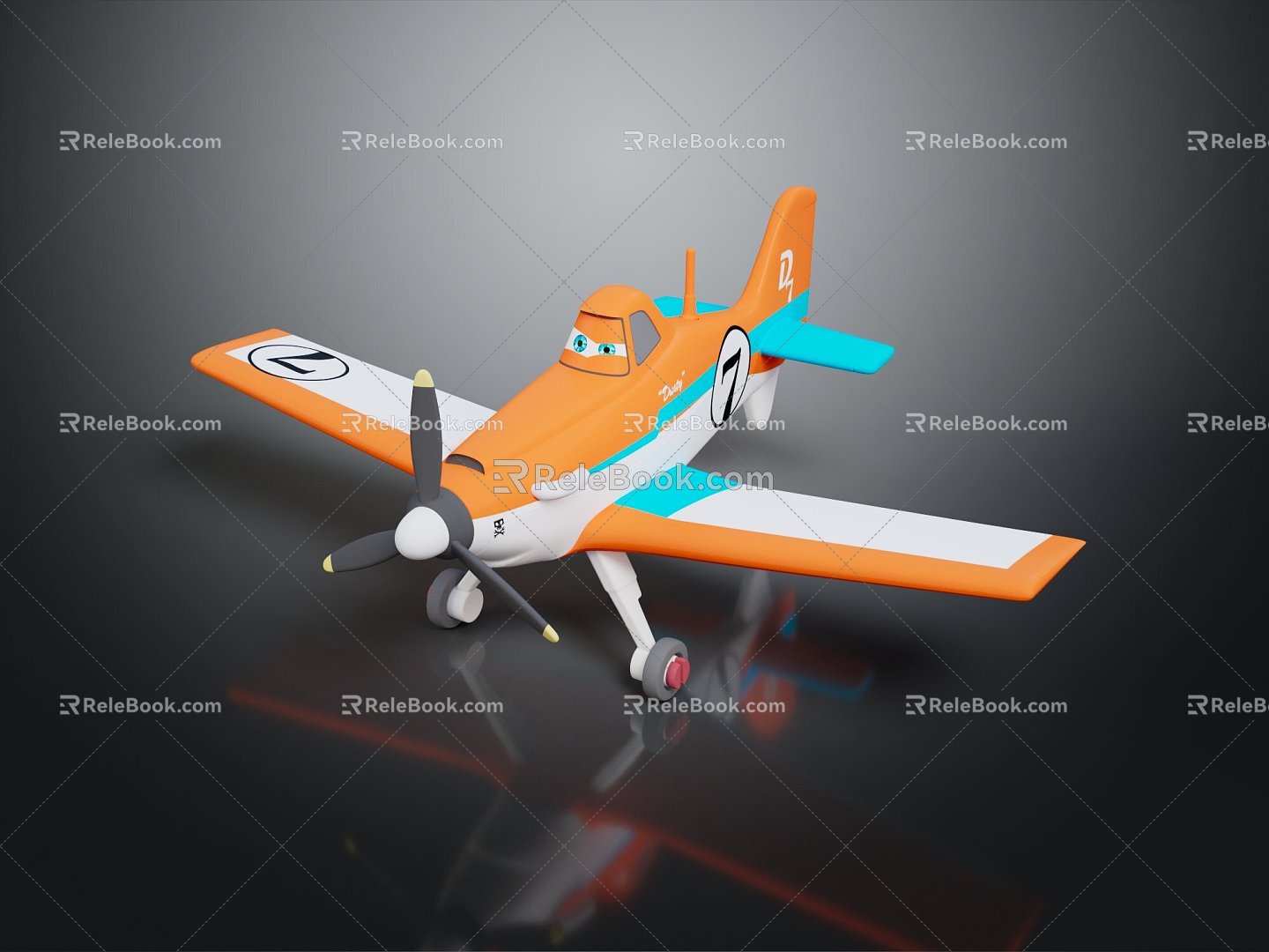 Cartoon Aircraft Cartoon Aircraft Animation Aircraft Animation Aircraft 3d model