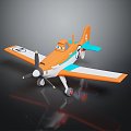 Cartoon Aircraft Cartoon Aircraft Animation Aircraft Animation Aircraft 3d model