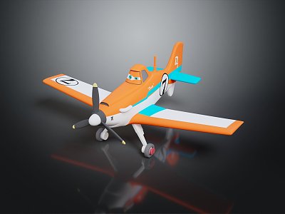 Cartoon Aircraft Cartoon Aircraft Animation Aircraft Animation Aircraft 3d model