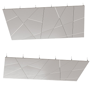 Gypsum Ceiling Office Ceiling 3d model