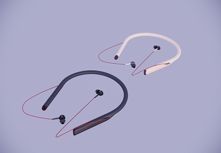 Modern headphones 3d model