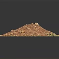 Organic Brown Spice Powder With Small Granules And Green Leaf Fragments