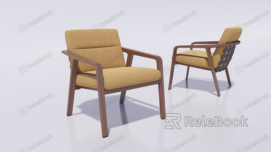 Modern Sofa Chair Casual Single Chair Dining Chair model