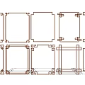 New Chinese Line Ceiling 3d model