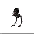 Intelligent Machine Featuring Mechanical Legs Robotic Arm And Sensor Components Design