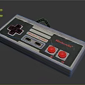 Nintendo Classic Game Controller With D pad Select Start And Red Buttons