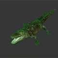 Crocodile Alligator Nile Crocodile carnivore reptile cold-blooded animal reptile 3d model