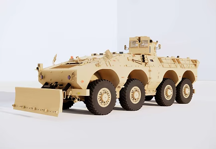 Modern Infantry Fighting Vehicle Wheeled Infantry Fighting Vehicle 3d model