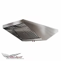 Stainless Steel Kitchen Hood With Modern Grill Design For Efficient Home Cooking