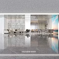 METO HOME Modern Furniture Showroom Interior With Sofas Tables Decorative Wall And Large Windows