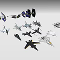 Vehicle Aviation Aircraft Fighter 3d model