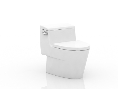 Modern toilet seat 3d model