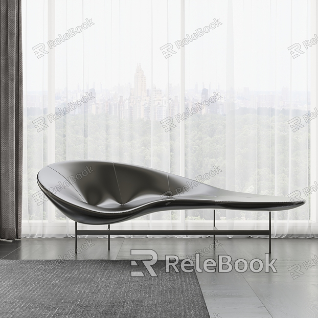 Modern Vismara Design chaise longue model