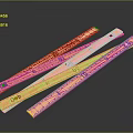 Wooden Measuring Rulers With Centimeter Scales For Craft And Study Use
