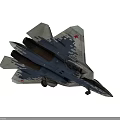 Modern Stealth Fighter Jet Front View With Cockpit Landing Gear And Sleek Fuselage Design