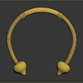 Yellow Neckband Headphones Speaker With Soft Flexible Band And Lightweight Portable Design