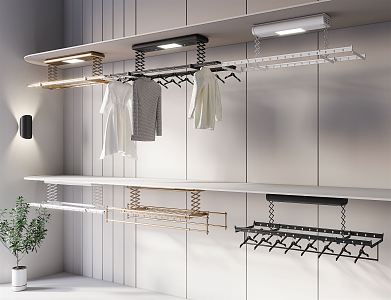 Modern drying rack 3d model