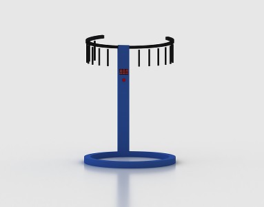 Interactive device for modern stick grabbing machine 3d model