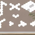 Modern Hexagonal Decorative Lights Wall Mounted Arrangement For Interior Design 3d model
