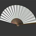 Modern Fan Paper Fan Folding Fan Chinese Fan 3d model