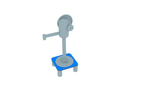 Modern industrial LOFT equipment water outlet 3d model