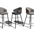 Modern Bar Chair Bar Stool Bar Stool 3d model
