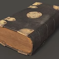 Ancient Books Retro Books Books Magic Books Code Ancient Scrolls Magic Books Ancient Books Old Books Antique Books Super Realistic High Precision Film and Television Level 3d model