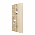 Wooden Storage Rack 3d model