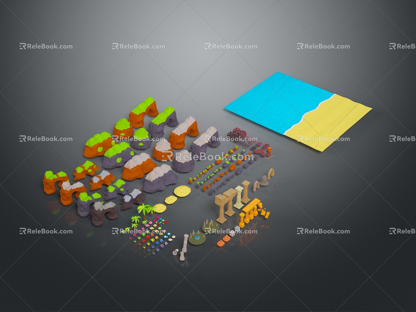 Geography, topography, mountain shape, ridge, ridge, valley, mountain range, canyon, geomorphology, mountain peak, mountain body 3d model